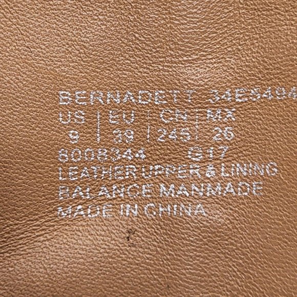 Calvin Klein Bernadet Platform Black Gold Patent Leather Boots Retro 70's sz 9 - Picture 10 of 10